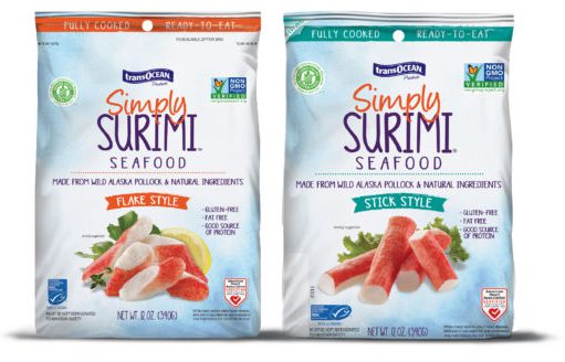 Trans-Ocean Non-GMO Project Verified surimi seafood