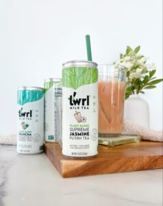 Twrl Milk Tea product photography